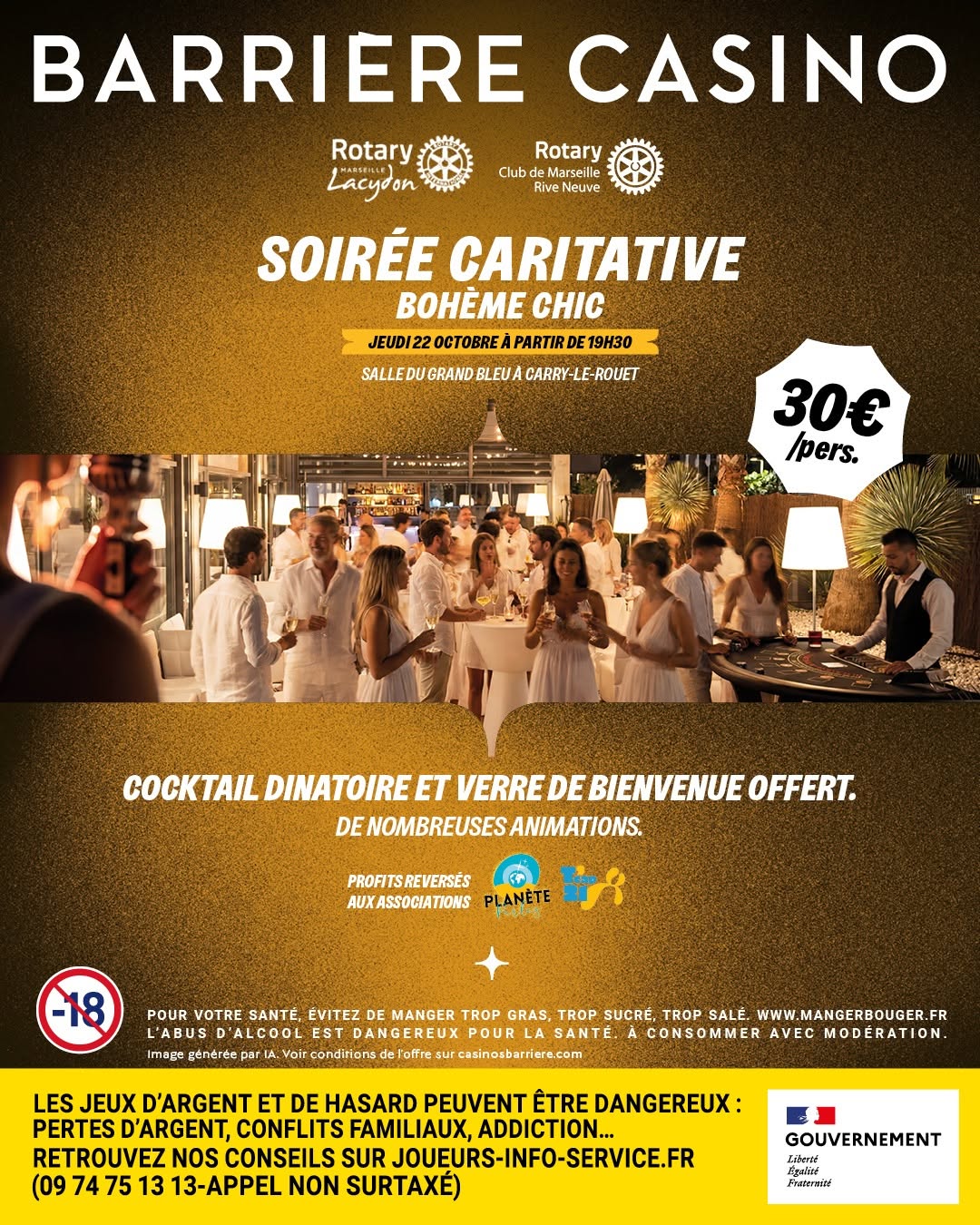 Soirée caritative