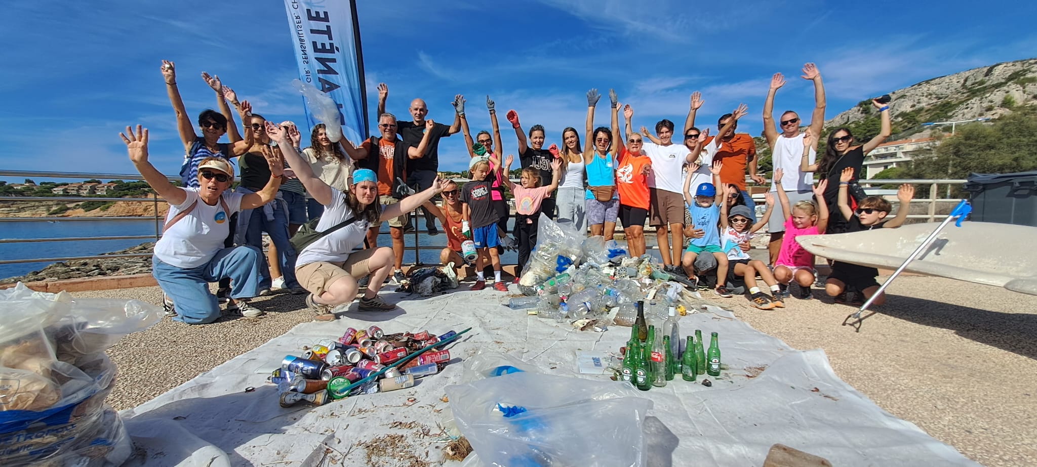 World clean up day Côte Bleue